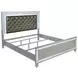 Gunnison Silver Metallic King Panel Bed