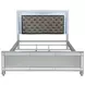 Gunnison Silver Metallic King Panel Bed
