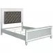 Gunnison Silver Metallic Queen Panel Bed