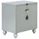 Gunnison Silver Metallic Nightstand