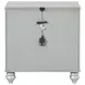 Gunnison Silver Metallic Nightstand