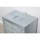 Gunnison Silver Metallic Nightstand