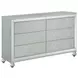 Gunnison Silver Metallic Dresser