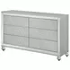 Gunnison Silver Metallic Dresser