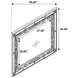 Gunnison Silver Metallic Mirror