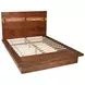 Winslow Smokey Walnut and Coffee Bean King Platform Bed