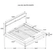 Winslow Smokey Walnut California King Panel Bed