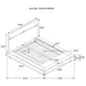 Winslow Smokey Walnut and Coffee Bean Queen Platform Bed
