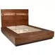 Winslow Smokey Walnut and Coffee Bean Queen Storage Platform Bed