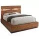 Winslow Smokey Walnut and Coffee Bean Queen Storage Platform Bed