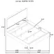 Maderia Walnut King Upholstered Panel Bed