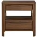 Maderia Walnut 2 Drawer Nightstand