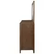 Maderia Walnut 8 Drawer Dresser With Mirror