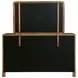 Maderia Walnut 8 Drawer Dresser With Mirror
