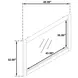 Maderia Walnut Dresser Mirror