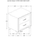 Melody Pacific Blue Nightstand