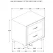 Melody Grey Nightstand