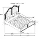 Evangeline Silver And Ivory Tufted King Upholstered Platform Bed