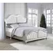 Evangeline Silver And Ivory Tufted Queen Upholstered Platform Bed