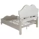 Evangeline Silver And Ivory Tufted Queen Upholstered Platform Bed