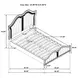 Evangeline Silver And Ivory Tufted Queen Upholstered Platform Bed