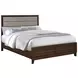 Welsley Taupe California King Upholstered Panel Bed