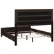 Welsley Taupe California King Upholstered Panel Bed