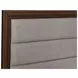 Welsley Taupe California King Upholstered Panel Bed