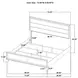 Welsley Taupe California King Upholstered Panel Bed