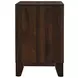 Welsley Walnut 2 Drawer Nightstand