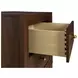 Welsley Walnut 2 Drawer Nightstand