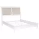 Bexhill White Queen Upholstered Panel Bed