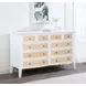 Bexhill White 10 Drawer Dresser
