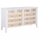 Bexhill White 10 Drawer Dresser