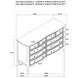Bexhill White 10 Drawer Dresser