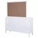 Bexhill White 10 Drawer Dresser With Mirror
