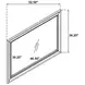 Bexhill White Dresser Mirror