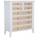 Bexhill White 8 Drawer Chest