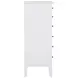 Bexhill White 8 Drawer Chest