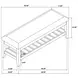 Bexhill White Bench