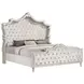 Antonella Ivory And Camel Queen Upholstered Panel Bed