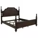 Andover Dark Oak King Poster Bed