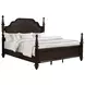 Andover Dark Oak King Poster Bed