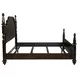Andover Dark Oak King Poster Bed