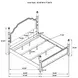 Andover Dark Oak King Poster Bed