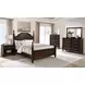 Andover Dark Oak King Poster Bed