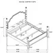 Andover Dark Oak California King Poster Bed