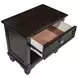 Andover Dark Oak 1 Drawer Nightstand