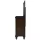 Andover Dark Oak 8 Drawer Dresser With Mirror