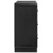 Cavelle Black 6 Drawer Dresser